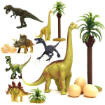 Dinozaurų figūrėlių rinkinys (14 dalių)