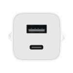 Įkroviklis - XIAOMI MI ĮKROVIKLIS 65W GAN (AC adapteris, 1m laidas, Tipas A + C, Balta)
