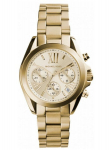 Moteri&scaron;kas laikrodis Michael Kors Bradshaw, auksinis