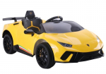 Vienvietis elektromobilis vaikams Lamborghini Huracan, geltonas