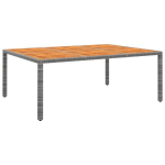 Sodo stalas, 200x150x75cm, pilkas
