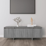 vidaXL Televizoriaus spintelė, pilka ąžuolo, 120x30x40,5cm, MDP