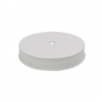 Elektrinis 360&deg; besisukantis stovas su LED pa&scaron;vietimu, apvalus 30cm, baltas
