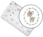 Paklodė su guma medvilnė MyBaby, 120x60