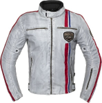 Vyri&scaron;ka tekstilinė striukė W-TEC 91 Cordura - White with Red and Blue Stripe 6XL