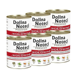 Konservai &scaron;unims su jautiena Dolina Noteci Premium, 6x800 g