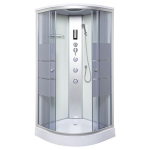 Hidromasažinė du&scaron;o kabina Kerra Lisa WH, 90x90 cm