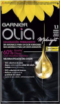 Plaukų dažai Garnier Olia Permanent Coloring, 1.10 Black Sapphire, 60 ml