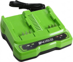 Kroviklis Greenworks g24x2uc2