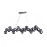 Lubinis sietynas Maytoni Modern chromo spalvos su tamsiais kupolais MOD547PL-25CH