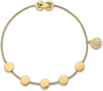 Paauksuota plieno apyrankė su pakabukais Tommy Hilfiger TH2700980, Color