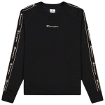 Džemperis moterims Champion Legacy Crewneck Sweatshirt 114717KK001, juodas