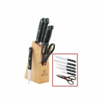 King Hoff virtuvinių peilių rinkinys su stovu