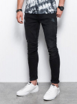 Vyri&scaron;ki džinsai SKINNY FIT Ombre P1060 juoda