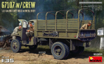 Miniart - Chevrolet G7107 1&frac12;-ton 4X4 Cargo Truck w/Metal Body, w/Crew, 1/35, 35383