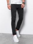 Vyri&scaron;ki džinsai SKINNY FIT Ombre P1062 juoda