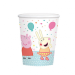 Peppa Pig gėrimo puodeliai 250ml 8 vnt