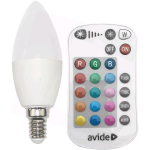 LED lemputė Avide Smart 4.9W RGB+W E14 su pulteliu