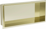 Mexen X-Wall-NR įleidžiama sieninė lentyna, 45x20 cm, Gold