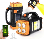 Žibintuvėlis Saulės lempa COB LED prožektorius 2 &scaron;viesos tipai 25W