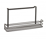 Virtuvės pakabinama lentyna Metaltex, juoda