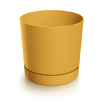 Gėlių vazonas su lėk&scaron;tute Prosperplast Tubo P DPOP300-117U, garstyčių spalvos