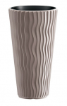Vazonas Prosperplast Sandy Slim, &Oslash;297 mm, rudas