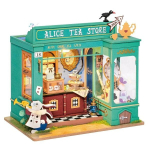 Surenkama miniatiūra Robotime 3D Alice's Tea Store
