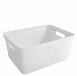 Perforuota dėžutė, 13l, balta