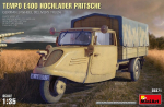 Klijuojamas Modelis MiniArt 35371 German 3-Wheel Delivery Truck Tempo E400 Hochlader Pritsche 1/35
