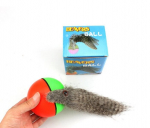 Sukantis kamuoliukas su vandens pelė žaislas katei &scaron;uniukui