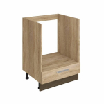 Virtuvės spintelė Greta, 60 cm, ruda