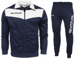 Sportinis kostiumas unisex Givova Tuta Visa Triacetato TR018 0403, mėlynas