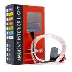 LED &scaron;viesos juostelė automobilio dekoravimui EinParts12V, 2m, balta