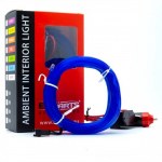 LED juosta automobilio vidaus ap&scaron;vietimui, 5m, mėlyna, 12V, EPAL5M
