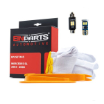 Salono ap&scaron;vietimo lempučių komplektas Mercedes SL 2003-2008, LED 5500K, &scaron;alta balta