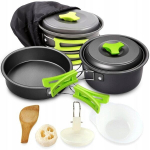 Turistinių puodų rinkinys Abbey, juodas