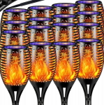 LED Sodo &scaron;viestuvai su ugnies imitacija, 16 vnt., 51cm