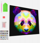 Deimantinė mozaika Splat Planet Panda, 30x40 cm