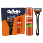 Skutimosi rinkinys Gillette Fusion 5: skustuvas + skutimosi putos, 200 ml