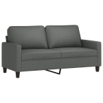 Dvivietė sofa vidaXL, pilka