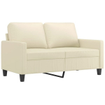 Dvivietė sofa vidaXL, smėlio spalvos