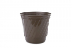 Vazonas Uniplastex Barok, &Oslash;26 cm, rudas