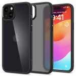 Apsauginis dėklas Ultra Hybrid iPhone 15 Plus, juodas