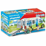 PLAYMOBIL 71329 mokyklinis autobusas, miesto gyvenimas, mokykla, 53 vnt., 4 metų ir vyresni