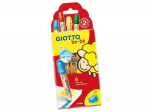 Spalvoti pie&scaron;tukai ir drožtukas Giotto Be-Be, 6vnt