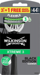 Vienkartinių skustuvų rinkinys Wilkinson Sword Xtreme 3 Black Edition Comfort 3+1 vnt