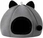 Guolis katei Doggy Kitty Head, 45x45x33 cm, pilkas