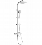 Vonios-du&scaron;o sistema su termostatu Mexen CQ45, pilka