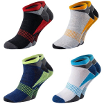 Sportinės kojinės unisex ChiliLifestyle, įvairių spalvų, 4 poros, 39-42